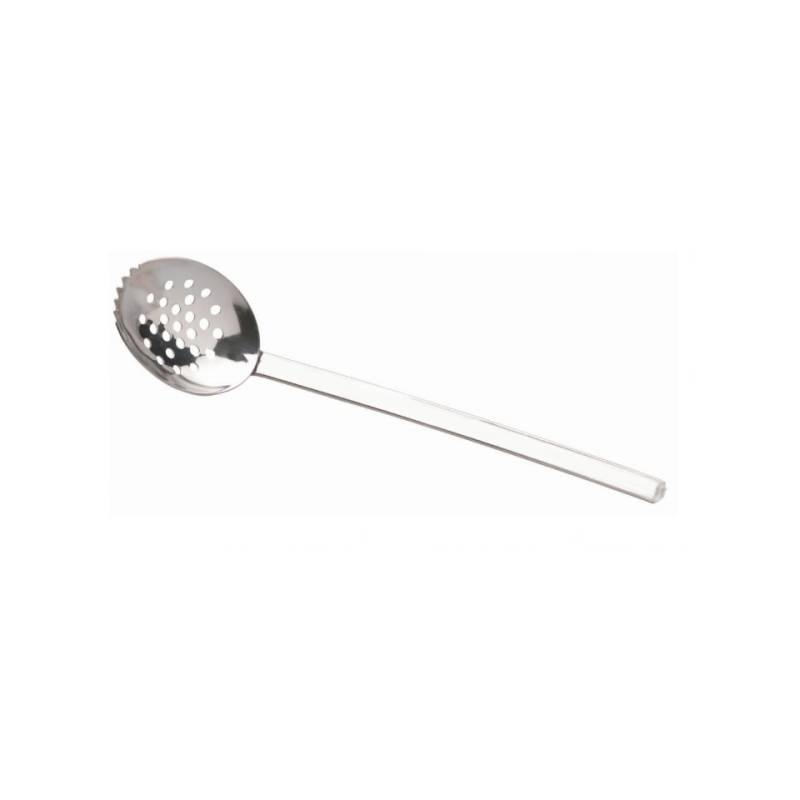 Cuchara para hielo perforada de acero inoxidable 22,6 cm