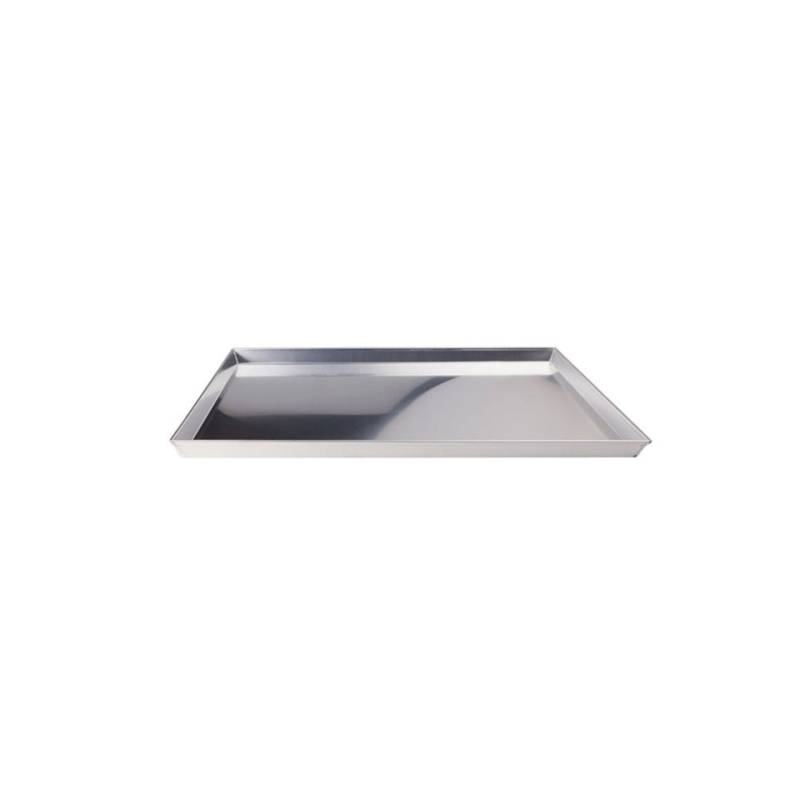 Plateau à pizza rectangulaire en aluminium 40 cm