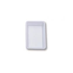 Araven bandeja rectangular policarbonato blanco lt 10