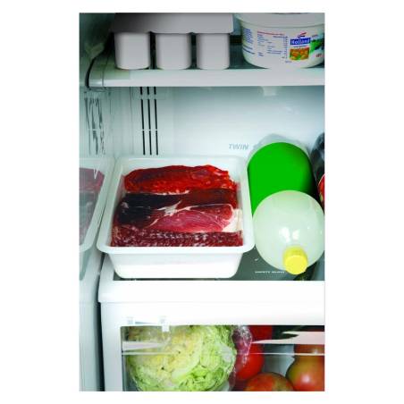 Araven bandeja rectangular policarbonato blanco lt 10