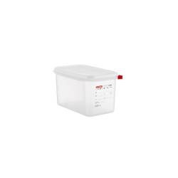Gastronorm 1/4 Araven avec couvercle en polypropylène lt 4,3
