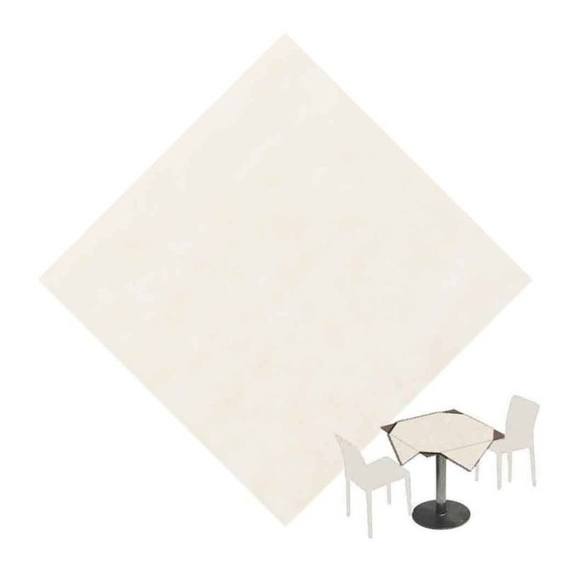 Nappe élégante en papier polycouché blanc cm 100x100