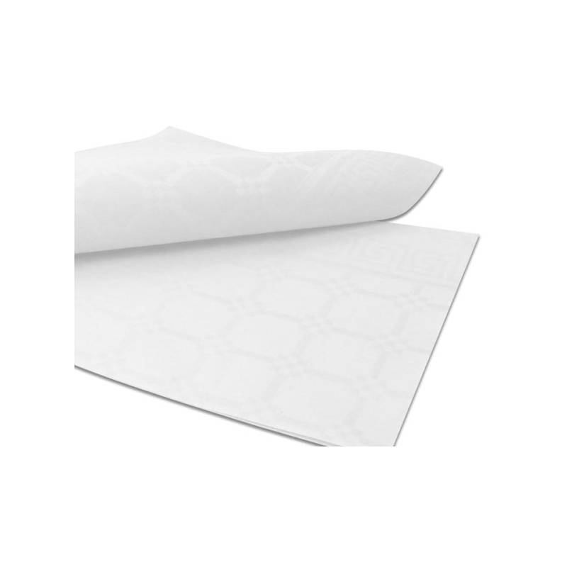 Nappe élégante en papier polycouché blanc cm 100x100