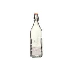Bormioli Rocco Moresca botella con tapón hermético de vidrio lt 1