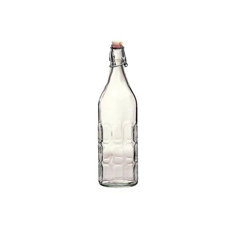 Bormioli Rocco Moresca bouteille avec bouchon en verre hermétique lt 1