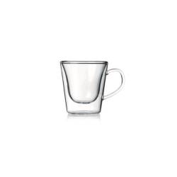 Bormioli Luigi Duos Taza de té en vidrio cl 29.5