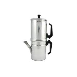 Cafetera napolitana de aluminio para 1-2 tazas