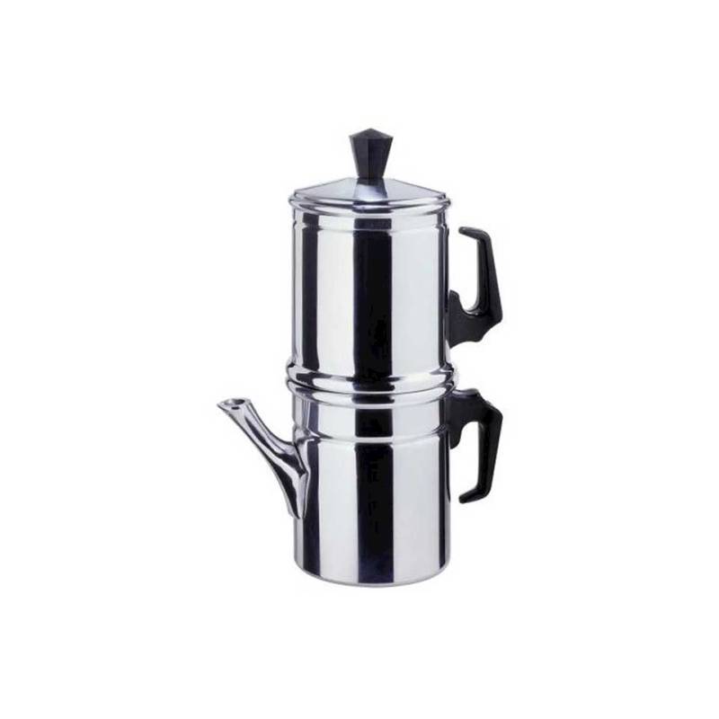 Cafetera napolitana de aluminio para 3 tazas