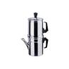 Cafetera napolitana de aluminio para 3 tazas