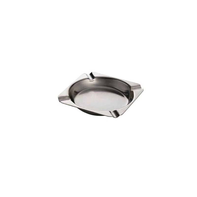 Cendrier carré en acier inoxydable cm 12