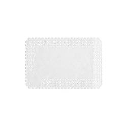 Cordones rectangulares en papel blanco 25x35 cm