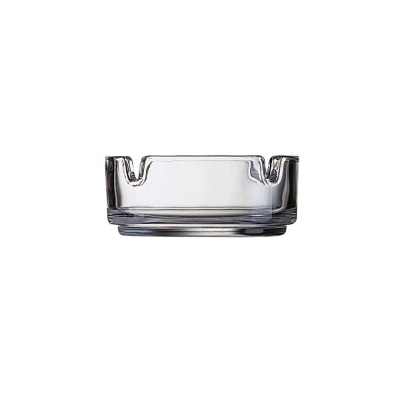 Cenicero apilable de cristal transparente 8,5 cm