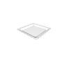 Platillo cuadrado ps transparente 6,4 cm