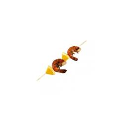 Pinchos de madera con punta de 20 cm