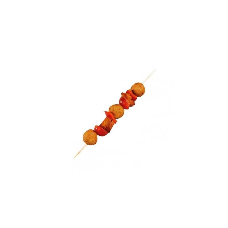 Pinchos de madera con punta 25 cm