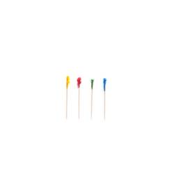 Palillo de dientes Lazo de madera colores surtidos cm 7