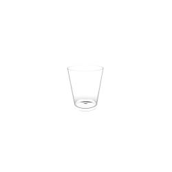 Verre conique transparent ps cl 6