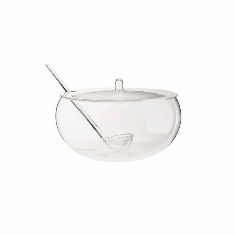 Poncera transparente con cucharón