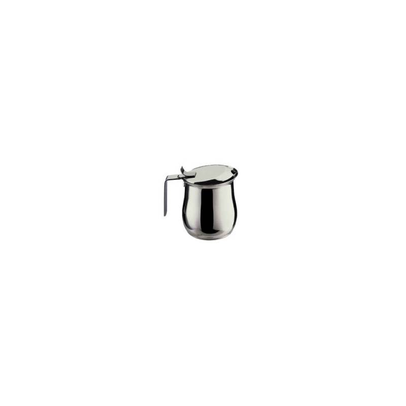 Ilsa jarra de leche con tapa de acero inoxidable pulido cl 7