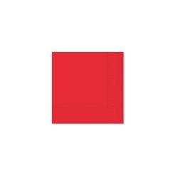Servilleta de celulosa roja de 2 capas 24x24 cm