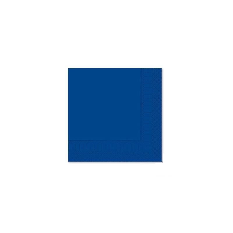 Serviette en cellulose 2 plis bleu nuit cm 24x24
