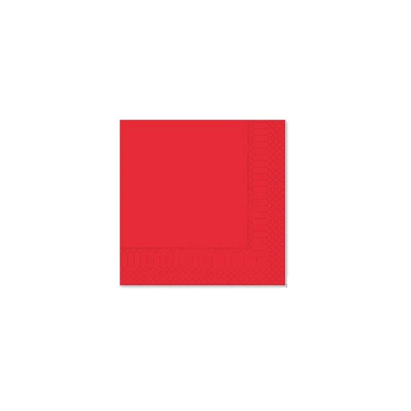 Cellulose napkin 2-ply red cm 33x33