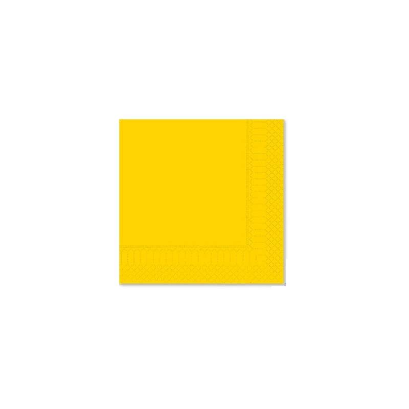 Cellulose napkin 2-ply yellow cm 33x33