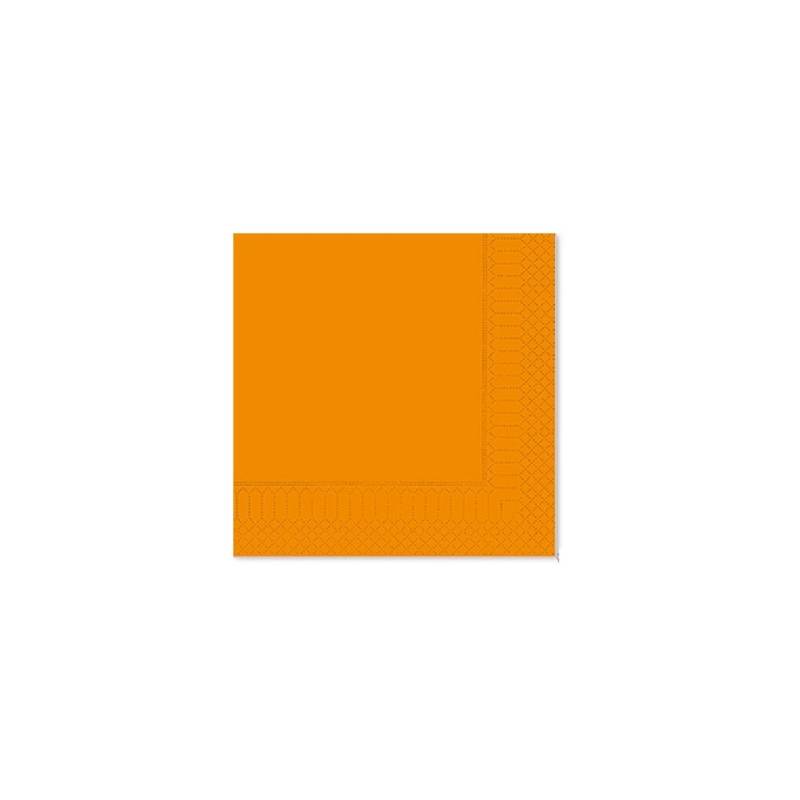Servilleta de celulosa 2 capas cm 33x33 naranja