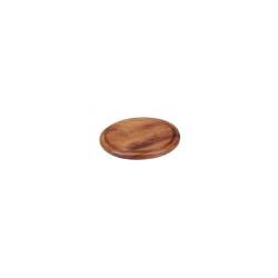 Planche à découper ronde en bois d'acacia 25 cm