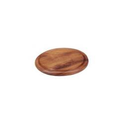 Planche à découper ronde en bois d'acacia 30 cm