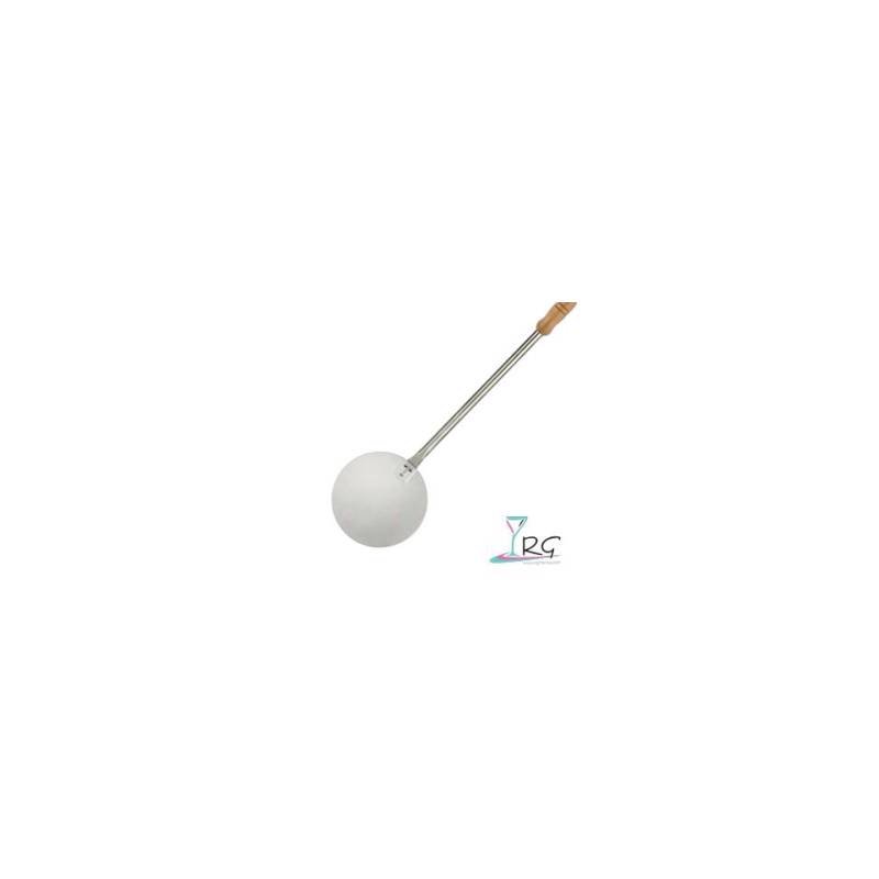 Pelle de cuisson et de cuisine en acier inoxydable 18 cm