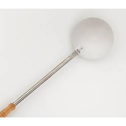 Pala de cocina de acero inoxidable con mango de madera cm 170