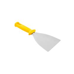 Spatule triangulaire en acier inoxydable et plastique 12 cm
