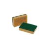 Éponge en fibre synthétique de couleur tabac 9x14x3,4 cm