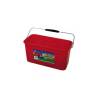 Seau en plastique rouge Supermop l 13