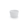 Molde apilable de porcelana blanca para soufflé 6 cm