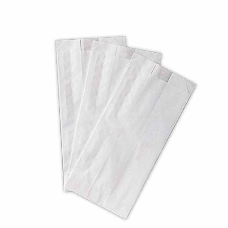 Bolsas desechables de papel blanco para llevar cm 22x44