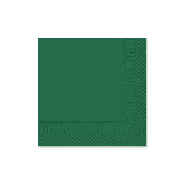 Serviette de table en cellulose 2 plis vert forêt cm 24x24