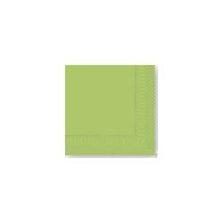 Servilleta de celulosa de 2 capas verde manzana cm 24x24