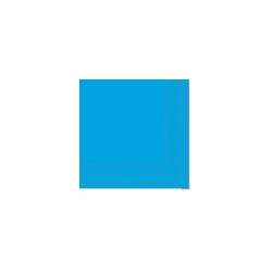 Serviette en cellulose 2 plis turquoise 24x24 cm