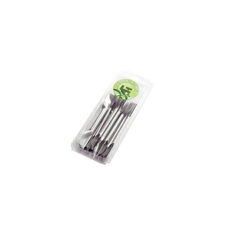 18 Kit d'outils de décoration en acier Paderno