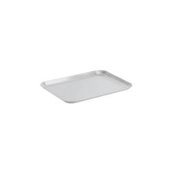 Plateau rectangulaire en acier inoxydable 36x28,5 cm