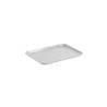 Bandeja rectangular de acero inoxidable 36x28,5 cm