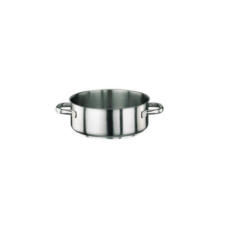 Paderno cocotte en acier inoxydable, 2 poignées, cm 28