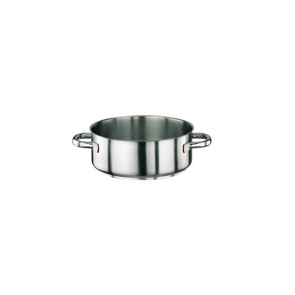 Cocotte inox Paderno, 2 poignées, cm 45