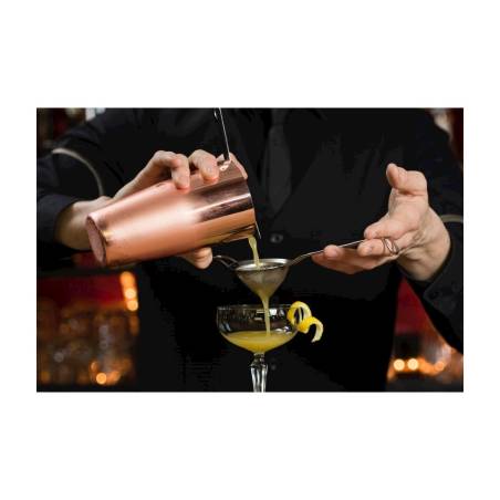 Conical stainless steel mesh cocktail strainer cm 8