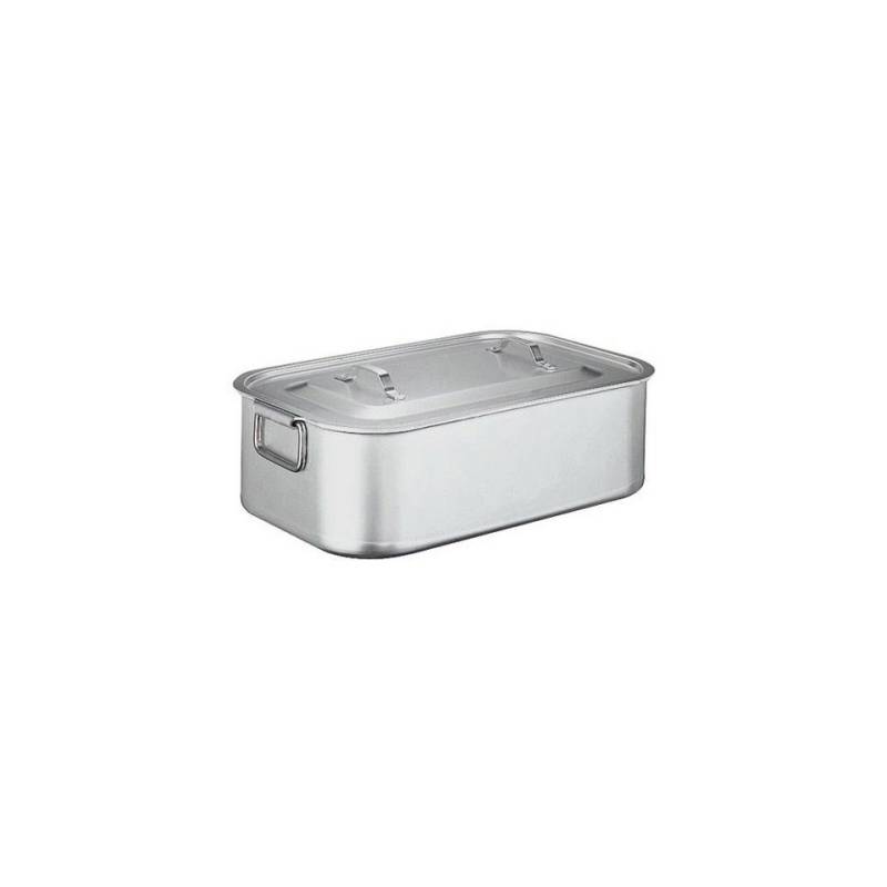 Braisière en aluminium Paderno avec couvercle 60 x 35 cm