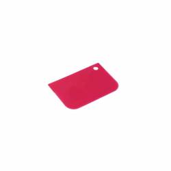 Grattoir en polypropylène rouge 12x8 cm