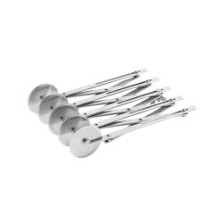Rueda cortapastas extensible con 5 cuchillas lisas de acero inoxidable