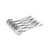 Rueda cortapastas extensible con 5 cuchillas lisas de acero inoxidable